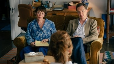 Olivia Colman and Benedict Cumberbatch in a still from The Roses