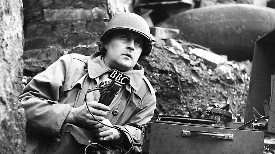 BBC journalist Robin Duff in the field. BBC journalist Robin Duff in the field.