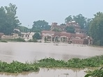 Hussainiwala Joint Check Post (JCP) on the India-Pakistan border in Ferozepur district was temporarily suspended on Friday. (HT Photo) Hussainiwala Joint Check Post (JCP) on the India-Pakistan border in Ferozepur district was temporarily suspended on Friday. (HT Photo)
