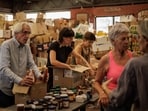 Volunteers from the 'Music For Peace humanitarian organization' pack food stuff and other goods that will be loaded onto boats in Genoa on August 30, 2025, and which will join the 'Global Sumud Flotilla', making there way for the Palestinian Gaza Strip. Volunteers from the 'Music For Peace humanitarian organization' pack food stuff and other goods that will be loaded onto boats in Genoa on August 30, 2025, and which will join the 'Global Sumud Flotilla', making there way for the Palestinian Gaza Strip.