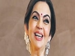 Nita Ambani at the Anant Ambani and Radhika Merchant Reception at the Jio World Convention Centre in BKC, Mumbai on July 14, 2024. (Photo by Raju Shinde/HT Photo)
