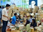 The MLAs, mayor and the DC said the relief material was dispatched under the directives of the state government. (HT Photo)