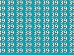 Optical illusion: Find the number 38 in five seconds.