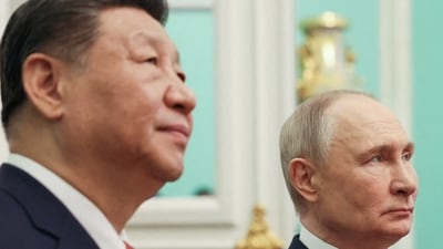 Vladimir Putin stated that the relationship between Russia and China has reached an "unprecedented level." (via REUTERS)