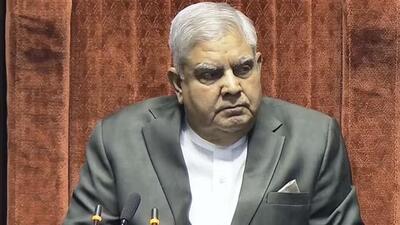 Earlier, Dhankhar, who represented the Kishangarh assembly constituency as a Congress MLA, received pension as a former legislator until July 2019. (PTI) Earlier, Dhankhar, who represented the Kishangarh assembly constituency as a Congress MLA, received pension as a former legislator until July 2019. (PTI)