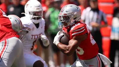Ohio State claimed a 7-0 lead over Texas Longhorns, going into the first half. (Getty Images via AFP) Ohio State claimed a 7-0 lead over Texas Longhorns, going into the first half. (Getty Images via AFP)