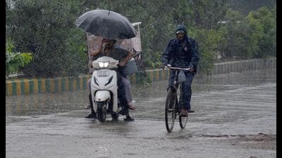Ludhiana recorded 6.2 mm of rain on Saturday. (Manish/HT)