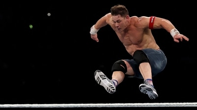 John Cena is undergoing his farewell tour in the WWE. (Getty Images via AFP) John Cena is undergoing his farewell tour in the WWE. (Getty Images via AFP)