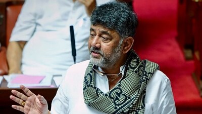 Karnataka deputy chief minister DK Shivakumar (PTI)