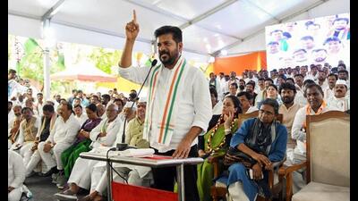 The Telangana cabinet chaired by chief minister A Revanth Reddy has decided to conduct local body elections in the state before September 30. (ANI PHOTO) The Telangana cabinet chaired by chief minister A Revanth Reddy has decided to conduct local body elections in the state before September 30. (ANI PHOTO)