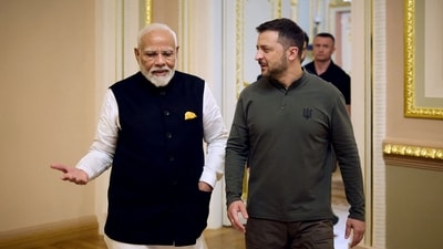 PM Modi and Ukrainian President Zelensky (AFP) PM Modi and Ukrainian President Zelensky (AFP)