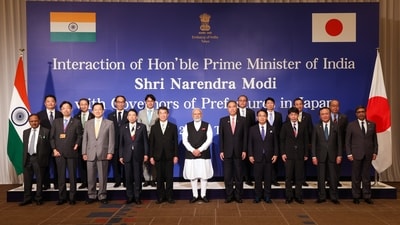 Prime Minister Narendra Modi meets with the Governors of 16 prefectures in Tokyo, on Saturday. (PMO/ANI) Prime Minister Narendra Modi meets with the Governors of 16 prefectures in Tokyo, on Saturday. (PMO/ANI)