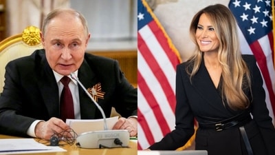 Melania Trump (right) wrote the letter to Vladimir Putin (left) ahead of the latter's meeting with Donald Trump in Alaska (X/@MELANIATRUMP, X/@nicksortor) Melania Trump (right) wrote the letter to Vladimir Putin (left) ahead of the latter's meeting with Donald Trump in Alaska (X/@MELANIATRUMP, X/@nicksortor)