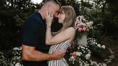 Taylor Swift and Travis Kelce are engaged. (Instagram/taylorswift) Taylor Swift and Travis Kelce are engaged. (Instagram/taylorswift)