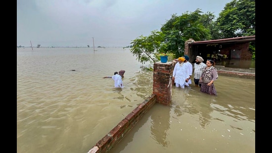 Punjab’s water resources minister Barinder Kumar Goyal has criticised the central government holding it responsible for worsening the state’s worst flood disaster in the past 37 years. (@AAPPunjab)