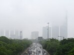 Cloudy skies with heavy rain and thunderstorms expected in Delhi on Monday, says IMD. Cloudy skies with heavy rain and thunderstorms expected in Delhi on Monday, says IMD.