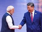 India’s Prime Minister Narendra Modi (L) and China’s President Xi Jinping shake hands during the welcoming ceremony of the Shanghai Cooperation Organization (SCO) summit in Tianjin. (AFP/PIB Photo) India’s Prime Minister Narendra Modi (L) and China’s President Xi Jinping shake hands during the welcoming ceremony of the Shanghai Cooperation Organization (SCO) summit in Tianjin. (AFP/PIB Photo)