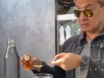 Jawed Habib's anti-dandruff treatment involves mixing one spoon of Savlon with five spoons of water, applying it to the scalp with cotton, and leaving it on for 15 minutes before shampooing. (Instagram/ jh_hairexpert and Freepik) Jawed Habib's anti-dandruff treatment involves mixing one spoon of Savlon with five spoons of water, applying it to the scalp with cotton, and leaving it on for 15 minutes before shampooing. (Instagram/ jh_hairexpert and Freepik)