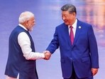 Prime Minister Narendra Modi exchanges a handshake with Chinese President Xi Jinping during the Official Reception for Heads of States and Heads of Governments at the SCO Summit, in Tianjin on Sunday. Prime Minister Narendra Modi exchanges a handshake with Chinese President Xi Jinping during the Official Reception for Heads of States and Heads of Governments at the SCO Summit, in Tianjin on Sunday.