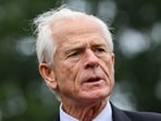 Peter Navarro, White House senior counsellor for trade and manufacturing, speaks to members of the media outside the White House in Washington, DC. Peter Navarro, White House senior counsellor for trade and manufacturing, speaks to members of the media outside the White House in Washington, DC.
