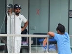 East Zone's Mohammed Shami and North Zone's Arshdeep Singh during the fourth and final day of the Duleep Trophy 2025 quarter-final cricket match East Zone's Mohammed Shami and North Zone's Arshdeep Singh during the fourth and final day of the Duleep Trophy 2025 quarter-final cricket match