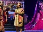 Scenes from the play Begum and Umrao Jaan held in Lucknow recently
