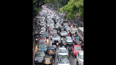 Despite the extra services, most buses were filled, with many protestors hiring private buses and vans to reach Mumbai in large groups. (REPRESENTATIVE PIC)