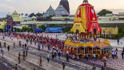 Every year, three massive wooden chariots are constructed afresh for the Jagannath Temple Rath Yatra Every year, three massive wooden chariots are constructed afresh for the Jagannath Temple Rath Yatra