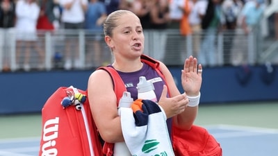Jelena Ostapenko of Latvia issued an apology over her remarks at the US Open. (Getty Images via AFP) Jelena Ostapenko of Latvia issued an apology over her remarks at the US Open. (Getty Images via AFP)