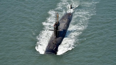 The INS Vela, India's fourth Scorpene submarine. Indian Navy wants both submarine deals to be firmed up soon as it is looking at bolstering its underwater capabilities. (HT) The INS Vela, India's fourth Scorpene submarine. Indian Navy wants both submarine deals to be firmed up soon as it is looking at bolstering its underwater capabilities. (HT)
