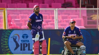 Rajasthan Royals' head coach Rahul Dravid has stepped down from the post. (PTI) Rajasthan Royals' head coach Rahul Dravid has stepped down from the post. (PTI)