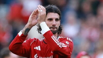 Liverpool's Dominik Szoboszlai scored the winning goal. (REUTERS)