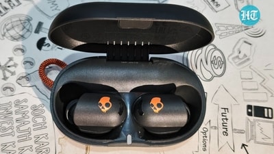 Skullcandy SESH ANC Active earbuds are priced at Rs. 7,999 in India. (Ijaj Khan/HT)