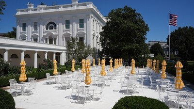 Trump has remodeled portions of the White House to his liking since coming to office at the beginning of the year. (AP Photo/Jacquelyn Martin) (AP) Trump has remodeled portions of the White House to his liking since coming to office at the beginning of the year. (AP Photo/Jacquelyn Martin) (AP)