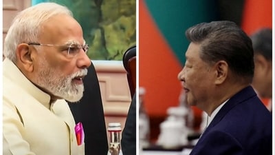 Prime Minister Narendra Modi and Chinese President Xi Jinping met on Sunday on the sidelines of SCO Summit in China (PTI and Reuters)
