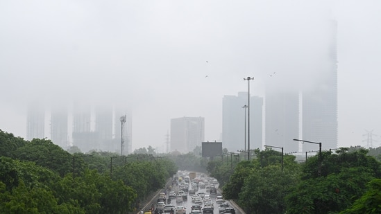 Cloudy skies with heavy rain and thunderstorms expected in Delhi on Monday, says IMD. (HT File)