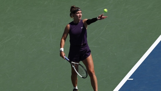 Karolina Muchova in action. (Getty Images via AFP)