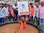 Supporters of the Maratha quota agitation protest, demanding Maratha reservation in Mumbai. Supporters of the Maratha quota agitation protest, demanding Maratha reservation in Mumbai.