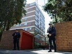 The consulate had first reported an unauthorised vehicle in front of the building.