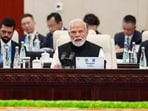 Prime Minister Narendra Modi delivers India's statement at the Shanghai Cooperation Council Members Session in Tianjin, China on Monday (DPR PMO/ANI) Prime Minister Narendra Modi delivers India's statement at the Shanghai Cooperation Council Members Session in Tianjin, China on Monday (DPR PMO/ANI)