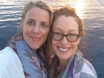 Ashley Richardson (L) and Taylor Thomson (R) are former friends now embroiled in a court battle.