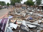 With the demolition of the illegal furniture market and Adarsh Colony in June and July, the Chandigarh administration has reclaimed around 30 acres of government land in Sector 54 worth  <span class='webrupee'>₹</span>880 crore. The vacated land will now be utilised for a housing project. (HT)