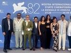 The team of Songs of Forgotten Trees at the Venice Film Festival. 