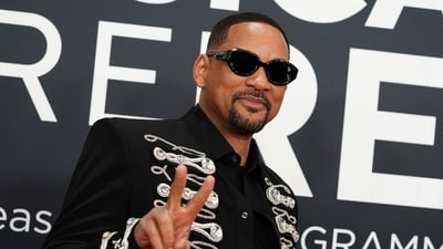 Will Smith reacts to his AI concert backlash. (Jordan Strauss/Invision/AP) Will Smith reacts to his AI concert backlash. (Jordan Strauss/Invision/AP)