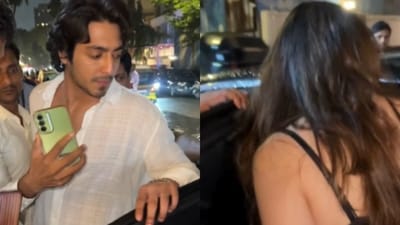 Ahaan Panday's moment with Aneet Padda goes viral as fans gush over Saiyaara duo (Photos: Instagram) Ahaan Panday's moment with Aneet Padda goes viral as fans gush over Saiyaara duo (Photos: Instagram)