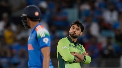 Abrar Ahmed challenged Shubman Gill last time when India faced Pakistan in Champions Trophy 2025. (AP) Abrar Ahmed challenged Shubman Gill last time when India faced Pakistan in Champions Trophy 2025. (AP)