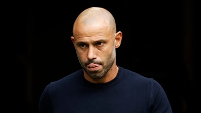 Javier Mascherano, head coach of Inter Miami CF, looks on during the Leagues Cup Final match. (Getty Images via AFP) Javier Mascherano, head coach of Inter Miami CF, looks on during the Leagues Cup Final match. (Getty Images via AFP)