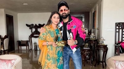 Navraj Hans with wife Ajit Navraj Hans with wife Ajit
