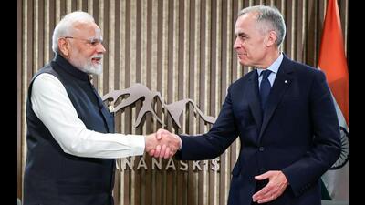 Indian Prime Minister Narendra Modi (left) met his Canadian counterpart Mark Carney on the sidelines of the 51st G7 Summit, in Kananaskis, Canada in June. (ANI) Indian Prime Minister Narendra Modi (left) met his Canadian counterpart Mark Carney on the sidelines of the 51st G7 Summit, in Kananaskis, Canada in June. (ANI)