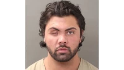 Michael Roen McCullough faces a felony charge of strangulation after he allegedly punched his girlfriend. (Franklin County Jail) Michael Roen McCullough faces a felony charge of strangulation after he allegedly punched his girlfriend. (Franklin County Jail)